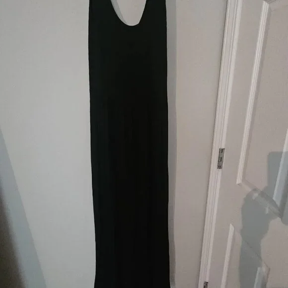 chinese dress ladies DKNY Women's Plus Tanki Maxi Dress, Black, 2X at Amazon Women's Clothing  store main image 1